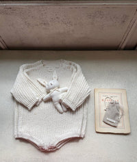 Load image into Gallery viewer, Baby Unisex Solid Color Muslin&amp;Ribbed Rompers Wholesale 221018205
