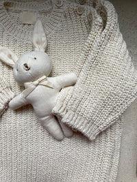 Load image into Gallery viewer, Baby Unisex Solid Color Muslin&amp;Ribbed Rompers Wholesale 221018205
