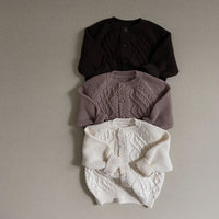 Load image into Gallery viewer, Baby Unisex Solid Color Crochet Cardigan Wholesale 221018206
