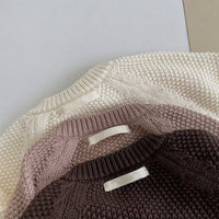 Load image into Gallery viewer, Baby Unisex Solid Color Crochet Cardigan Wholesale 221018206
