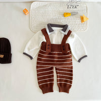 Load image into Gallery viewer, Baby Unisex Striped Jumpsuits Wholesale 221018208
