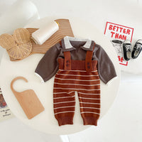 Load image into Gallery viewer, Baby Unisex Striped Jumpsuits Wholesale 221018208
