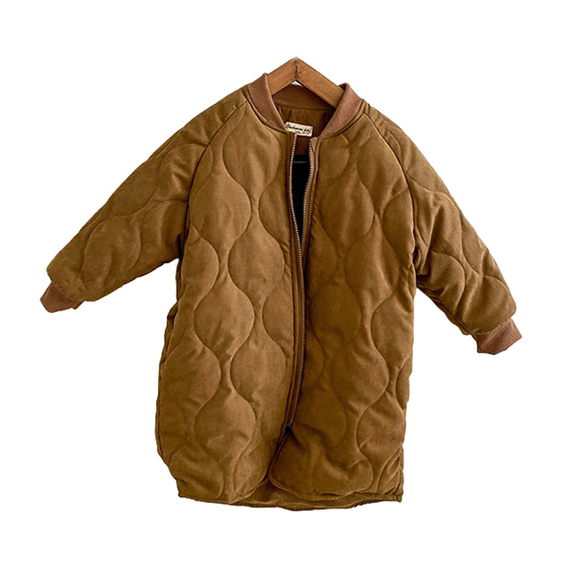 Baby Kid Unisex Solid Color Coats Wholesale 22101823