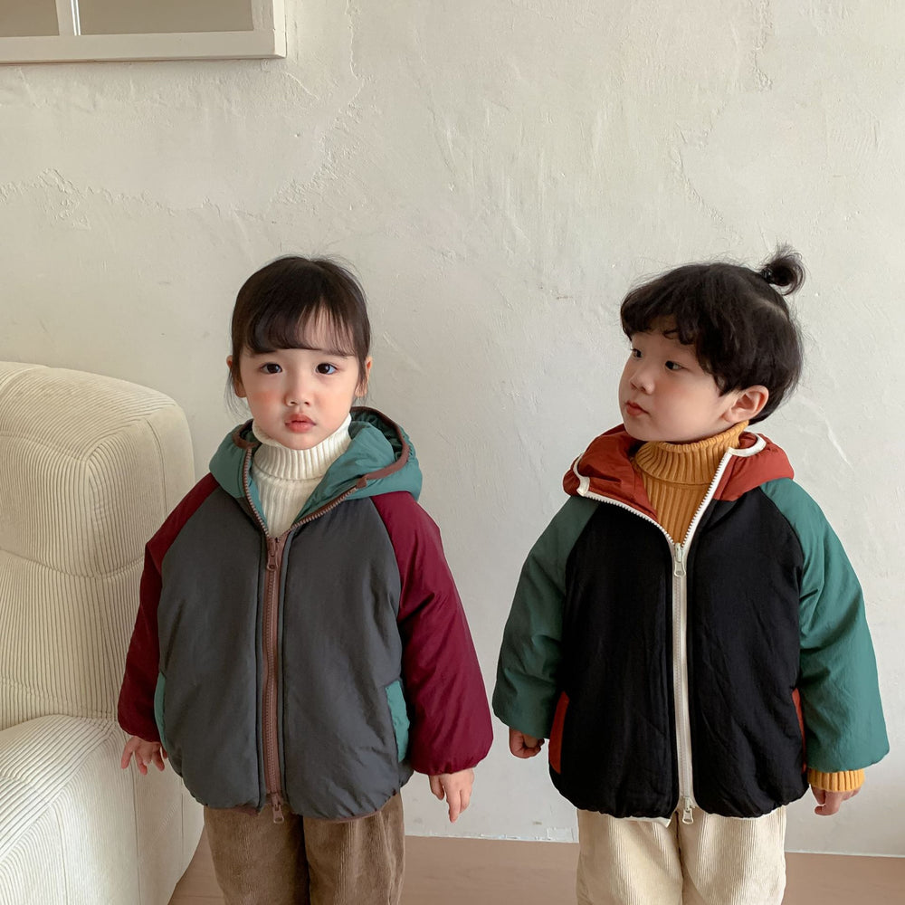 Baby Kid Unisex Color-blocking Jackets Outwears Wholesale 221018255