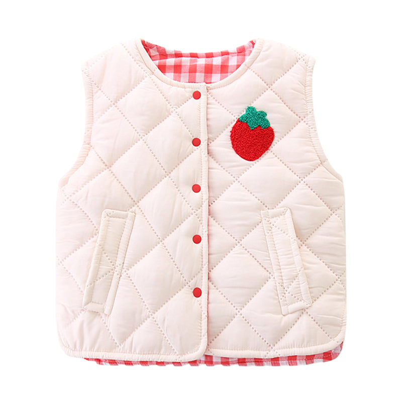 Baby Kid Girls Cartoon Vests Waistcoats Wholesale 221018291