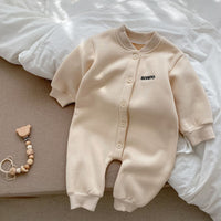 Load image into Gallery viewer, Baby Unisex Letters Embroidered Jumpsuits Wholesale 221018296
