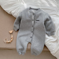 Load image into Gallery viewer, Baby Unisex Letters Embroidered Jumpsuits Wholesale 221018296
