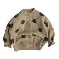 Load image into Gallery viewer, Baby Unisex Polka dots Cardigan Knitwear Wholesale 221018311
