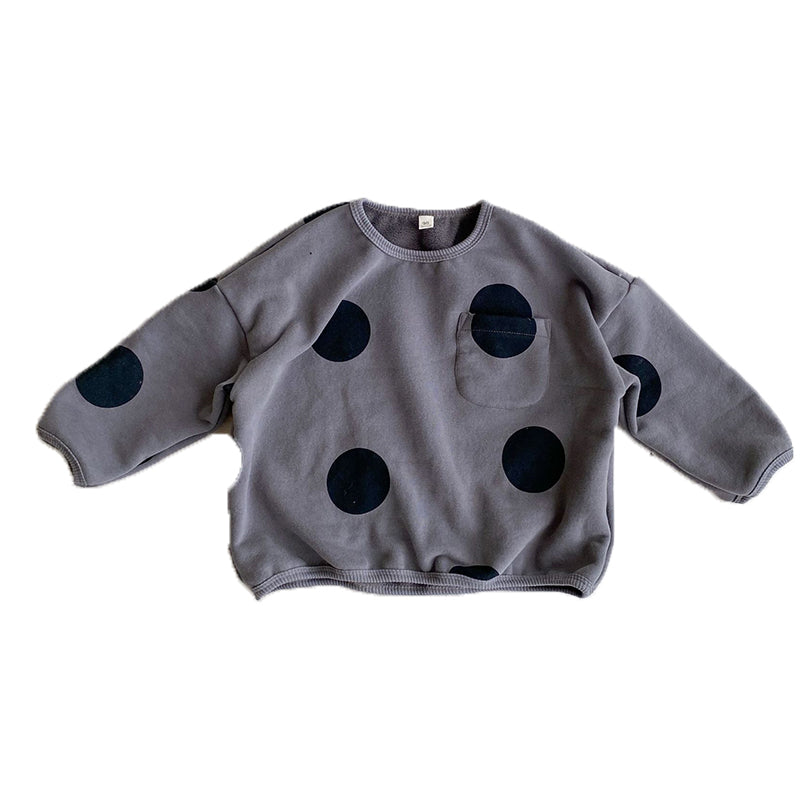 Baby Kid Unisex Polka dots Hoodies Swearshirts Wholesale 221018317