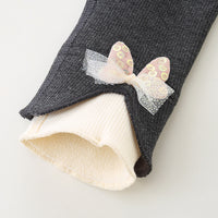 Load image into Gallery viewer, Baby Kid Girls Color-blocking Bow Muslin&amp;Ribbed Pants Wholesale 221018345
