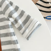 Load image into Gallery viewer, Baby Boys Striped Color-blocking Bow Birthday Jumpsuits Wholesale 22101835
