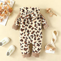 Load image into Gallery viewer, Baby Unisex Color-blocking Leopard print Jumpsuits Wholesale 221018359
