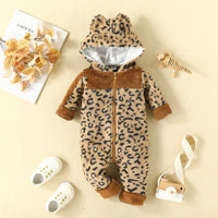 Load image into Gallery viewer, Baby Unisex Color-blocking Leopard print Jumpsuits Wholesale 221018359
