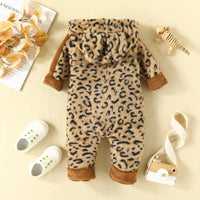 Load image into Gallery viewer, Baby Unisex Color-blocking Leopard print Jumpsuits Wholesale 221018359
