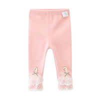 Load image into Gallery viewer, Baby Kid Girls Cartoon Muslin&amp;Ribbed Pants Leggings Wholesale 221018398
