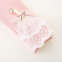 Load image into Gallery viewer, Baby Kid Girls Cartoon Muslin&amp;Ribbed Pants Leggings Wholesale 221018398
