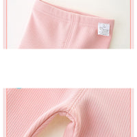 Load image into Gallery viewer, Baby Kid Girls Cartoon Muslin&amp;Ribbed Pants Leggings Wholesale 221018398
