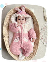 Load image into Gallery viewer, Baby Girls Letters Flower Embroidered Jumpsuits Wholesale 221018399

