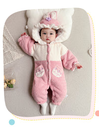 Load image into Gallery viewer, Baby Girls Letters Flower Embroidered Jumpsuits Wholesale 221018399
