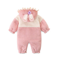 Load image into Gallery viewer, Baby Girls Letters Flower Embroidered Jumpsuits Wholesale 221018399
