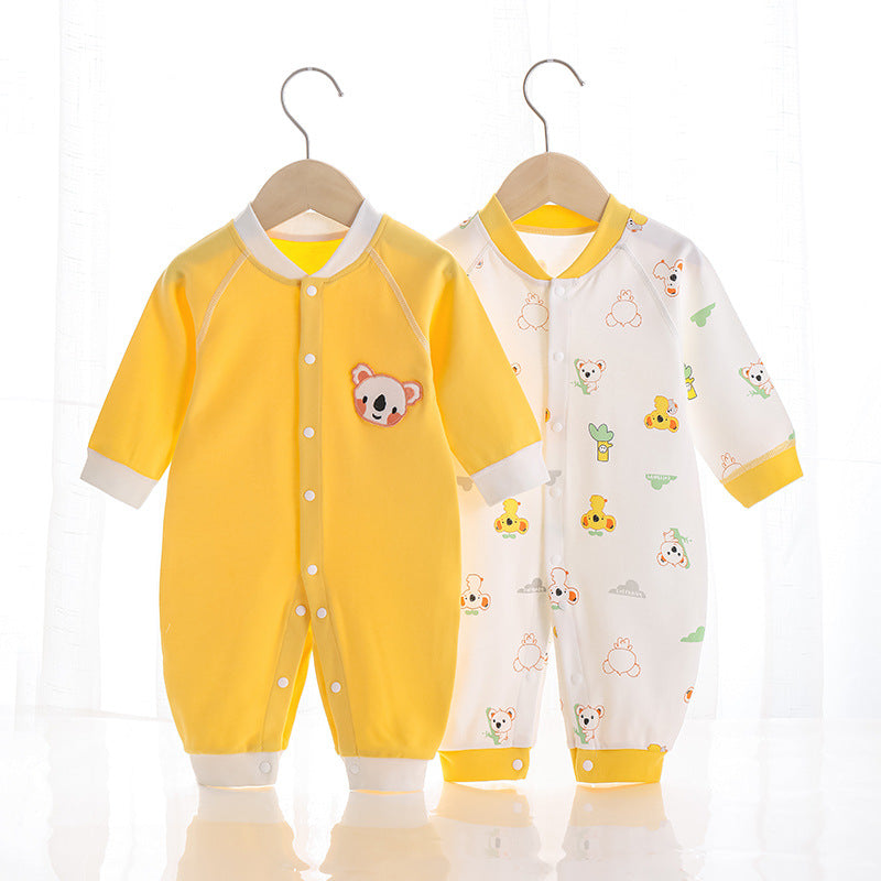 Baby Unisex Cartoon Print Jumpsuits Wholesale 22101840