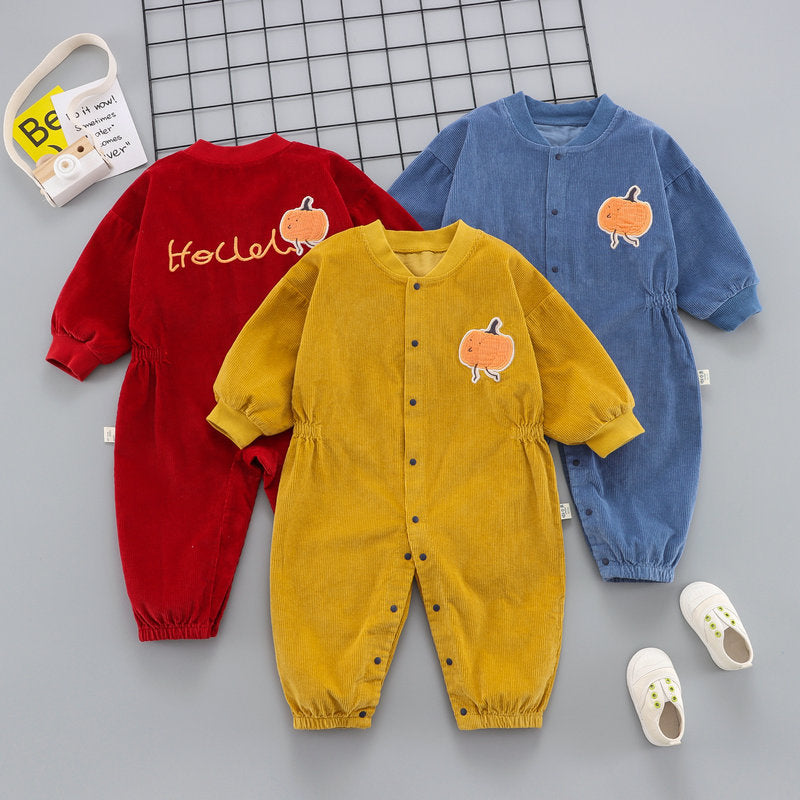 Baby Kid Unisex Solid Color Jumpsuits Wholesale 22101848