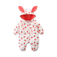 Load image into Gallery viewer, Baby Girls Fruit Print Jumpsuits Wholesale 221018519
