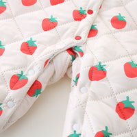 Load image into Gallery viewer, Baby Girls Fruit Print Jumpsuits Wholesale 221018519
