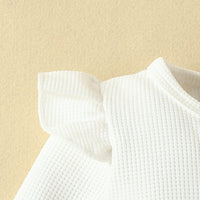 Load image into Gallery viewer, 2 Pieces Set Baby Girls Solid Color Print Rompers And Dresses Wholesale 221018521
