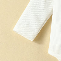 Load image into Gallery viewer, 2 Pieces Set Baby Girls Solid Color Print Rompers And Dresses Wholesale 221018521
