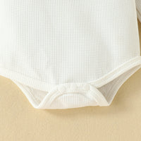 Load image into Gallery viewer, 2 Pieces Set Baby Girls Solid Color Print Rompers And Dresses Wholesale 221018521
