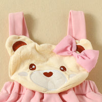 Load image into Gallery viewer, 2 Pieces Set Baby Girls Solid Color Print Rompers And Dresses Wholesale 221018521
