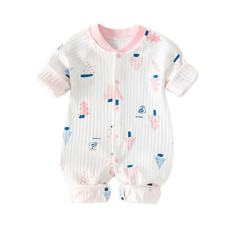 Baby Unisex Plant Star Jumpsuits Wholesale 22101894