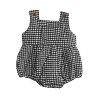 Load image into Gallery viewer, Baby Girls Checked Rompers Wholesale 22102104
