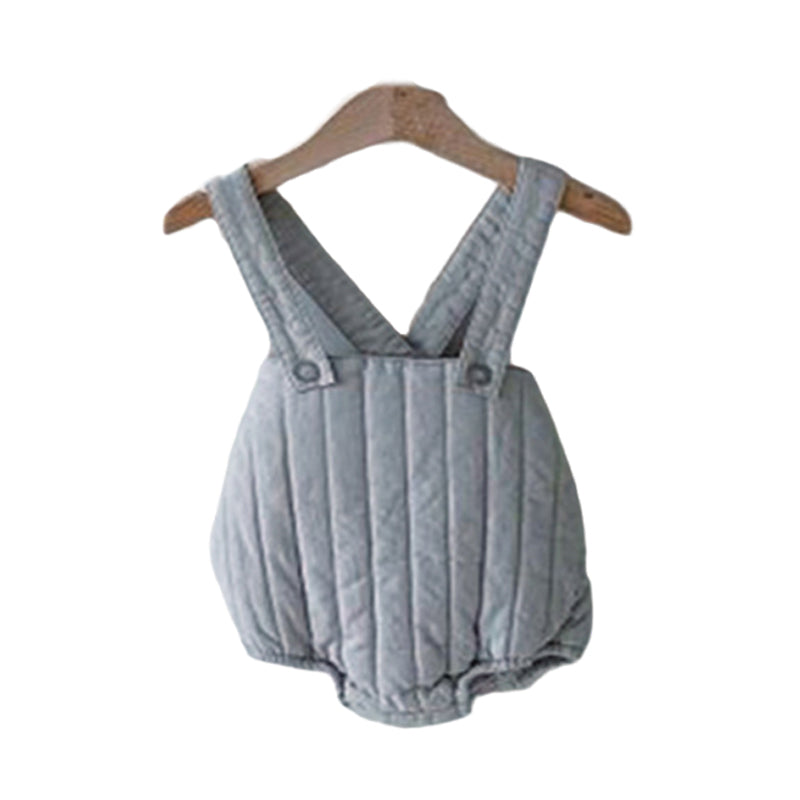 Baby Unisex Solid Color Rompers Wholesale 22102105