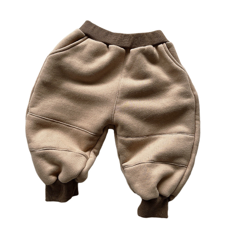 Baby Kid Unisex Solid Color Pants Wholesale 221021141