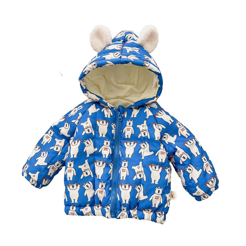 Baby Boys Cartoon Print Jackets Outwears Wholesale 221021152