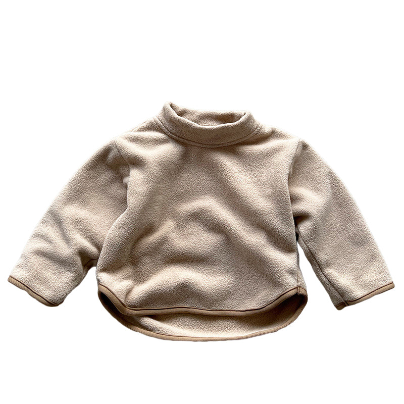 Baby Kid Unisex Solid Color Tops Wholesale 221021158