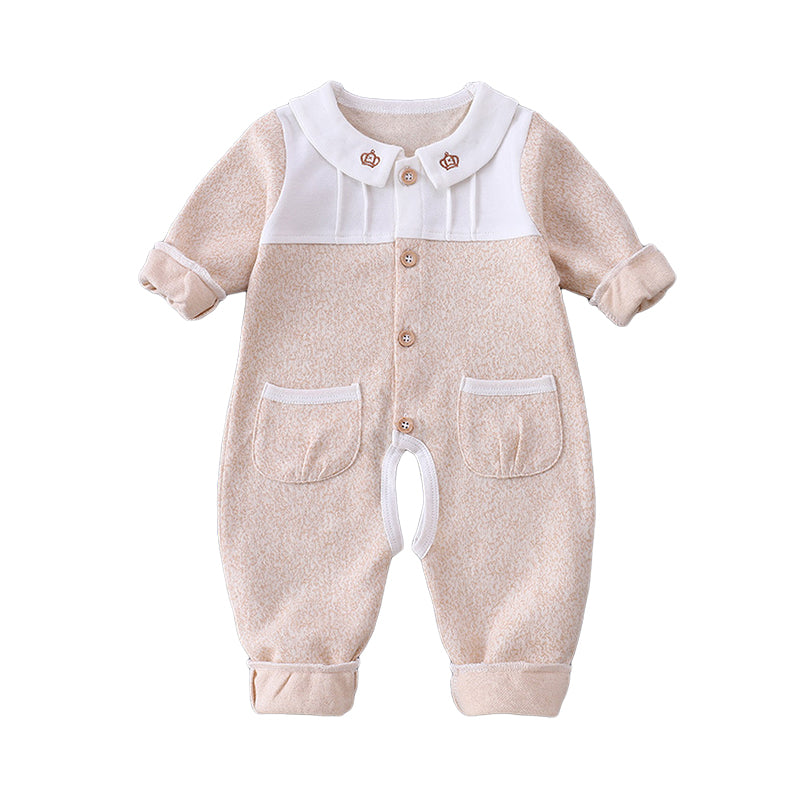 Baby Unisex Color-blocking Coats Wholesale 22102117