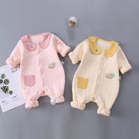 Load image into Gallery viewer, Baby Girls Color-blocking Cartoon Print Jumpsuits Wholesale 22102118
