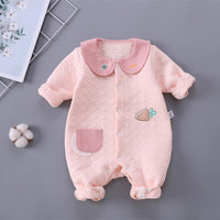 Load image into Gallery viewer, Baby Girls Color-blocking Cartoon Print Jumpsuits Wholesale 22102118
