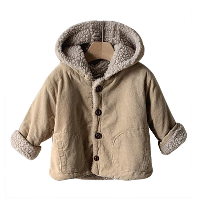 Baby Unisex Solid Color Jackets Outwears Wholesale 221021246