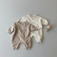 Load image into Gallery viewer, Baby Unisex Solid Color Jumpsuits Wholesale 221021265
