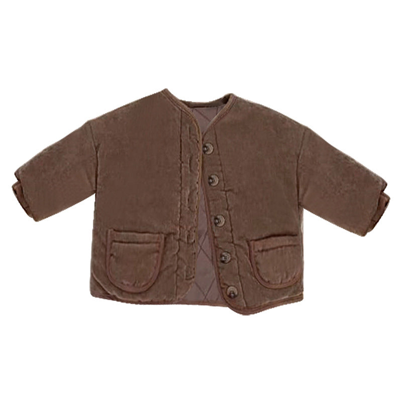 Baby Unisex Solid Color Jackets Outwears Wholesale 22102143