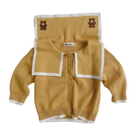 Load image into Gallery viewer, Baby Unisex Animals Embroidered Cardigan Knitwear Wholesale 22102155
