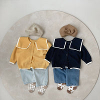 Load image into Gallery viewer, Baby Unisex Animals Embroidered Cardigan Knitwear Wholesale 22102155
