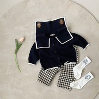 Load image into Gallery viewer, Baby Unisex Animals Embroidered Cardigan Knitwear Wholesale 22102155
