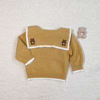 Load image into Gallery viewer, Baby Unisex Animals Embroidered Cardigan Knitwear Wholesale 22102155

