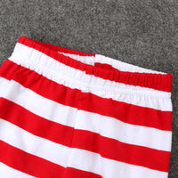 Load image into Gallery viewer, 2 Pieces Set Baby Kid Unisex Christmas Halloween Striped Tops And Pants Sleepwears Wholesale 22102502
