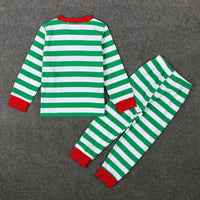 Load image into Gallery viewer, 2 Pieces Set Baby Kid Unisex Christmas Halloween Striped Tops And Pants Sleepwears Wholesale 22102502
